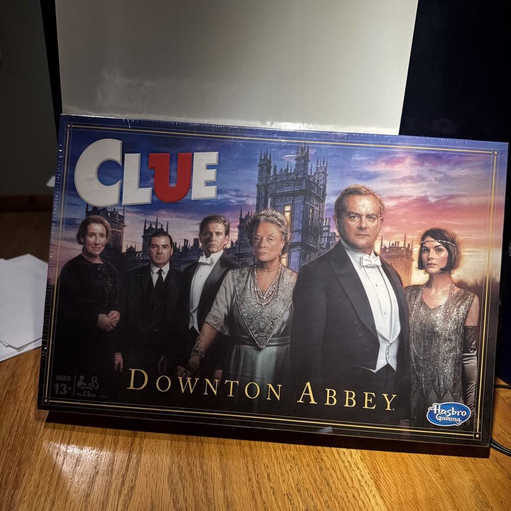Clue Downton Abbey Board Game Hasbro Gaming New Sealed 2-6 Players